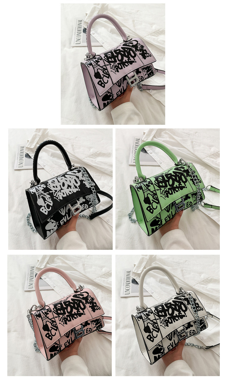 Wholesale new designer handbags famous brands hand bags colorful luxury Graffiti bag women purses and handbags