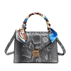 Designer fashion snakeskin ladies crossbody hand bags purse luxury pu leather handbags for women